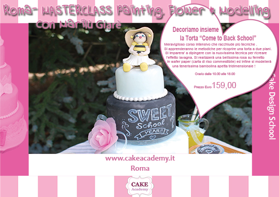 Locandina: MASTERCLASS PAINTING, FLOWER & MODELLING - ROMA dalle 10.00